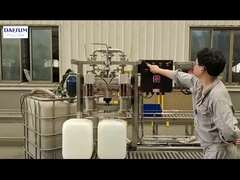 5L-20L ماشین پر کردن مایع نیمه اتوماتیک با دو نيزه